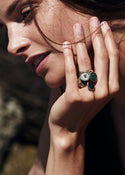 Emperor Yellow Flip Ring