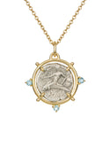 Taras & Dolphin Coin Pendant