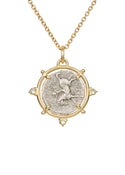 Taras & Dolphin Coin Pendant