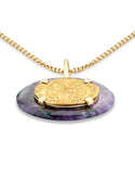 Venetian Ducat Amethyst Medallion
