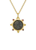 Capitoline-Wolf Coin Stone Pendant