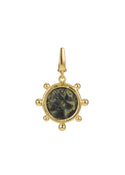 Bee & Goddess Small Coin Charm Pendant