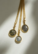 Apollo & Lyre Coin Charm Pendant