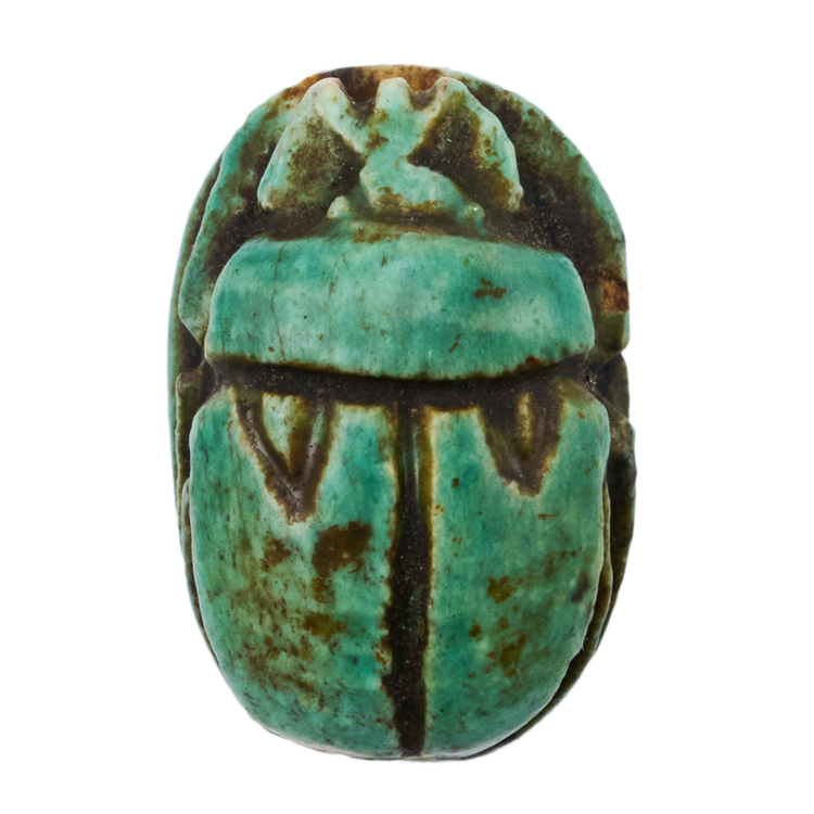 Small Faience Scarab