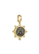 Bee & Goddess Small Coin Charm Pendant