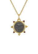 Capitoline-Wolf Coin Stone Pendant