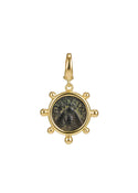 Bee & Goddess Small Coin Charm Pendant