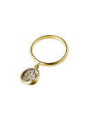 Lion & Floral Star Coin Flip Ring