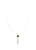 Capitoline-Wolf Chalcedony Tassel Pendant