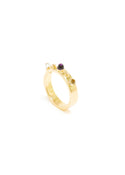 Punta di Diamante Amethyst Citrine Ring