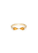 Theodora Double Drop Ring