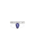 Theodora Iolite Drop Ring