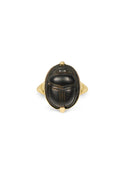 Black Scarab Ring